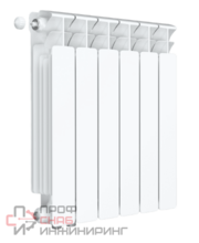 Радиатор биметаллический Rifar Base Ventil 500/6, правое подключение (без H-образного узла)