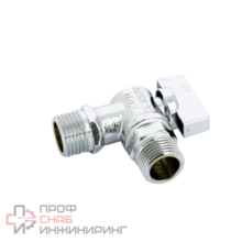 Кран Uni-Fitt НН 1/2" для подключения бачков / смесителей, хромированный