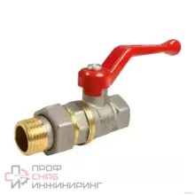 Кран шаровой VALFEX латунь 11Б27фт1М нк Ду15 Ру40 м/амер полн рыч VF.225.NR1.012