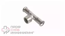 Тройник 26-3/4"-26, Henco P, 13, пресс-резьба, вн., латунь