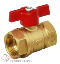 Кран шаровой Баз 11Б27п1 Dn20 Pn40 вр/вр бабочка, серия Standart