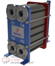 Теплообменник пластинчатый разборный Phoenix 16754 SAPR-7LH52-E-26