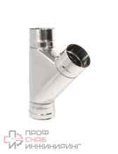 Тройник Теплов и Сухов 45 d 115 толщина 0,8 нержавеющая сталь