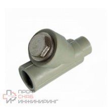 Фильтр PP-R серый сетчатый Дн25х45гр вн/нр пайка VALFEX 10142025Г