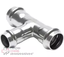 Тройник равнопроходной Franta ВПр, 35, из нержавеющей стали SUS 304