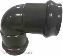Отвод AquaViva DN110х90гр Ру10 SDR26 двухраструбный