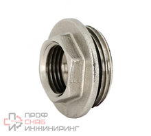 Переходник НВ 1" х 1/2" с прокладкой O-RING, никелированный