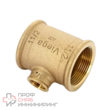 Тройник ВВВ, 1 1/2"х1/2"х11/2", бронза (RX)  переходной