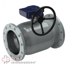 Шаровой кран NAVAL нержавеющий Фланец DN 200, PN 16 с редуктором