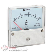 Амперметр EKF AMA-801 аналоговый на панель (80х80) круглый вырез 1000А трансф. подкл. PROxima
