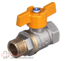 Кран шаровой БАЗ 11Б27п Ду15 А11/1 газ вр/нр бабочка никель