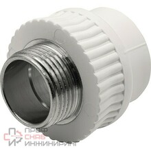 Муфта THERMOLIGHT комбинированная PP-R НР 32х1" белый (10/90)