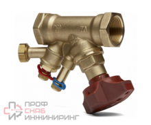 Клапан балансировочный STAD c дренажем G 1/2" DN10 внутренняя резьба PN20 AMETAL