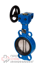 Затвор дисковый поворотный Danfoss VFY WG Ду 300 Ру16 чугун с редуктором
