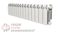 Радиатор Теплоприбор биметаллический БР1-200/11 НПП, с межосевым расстоянием 200мм, 11 секций, нижнее подключение справа