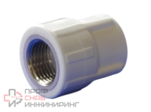 Муфта PPRC 32х1"М Политэк