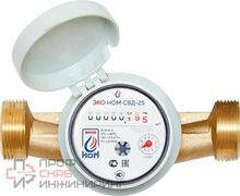 Счетчик воды универсальный ЭКО НОМ СВ Д-25+КМЧ