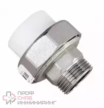 Муфта комбинированная Акватек разъемная НР 40х1 1/4" белый