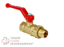 Кран шаровой VALFEX Ду25 Ру40 ручка-рычаг 11Б27фт1М VF.225.LR1.100.N/P59