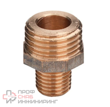 Ниппель редукционный 2"х1 1/2" бронза