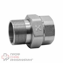 Муфта/американка 1/2"ВР-НР прямая ник. IVC.104341.N.03