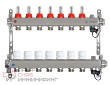 Коллекторная группа (нерж.сталь) 1x3/4x7вых. с расходомерами TAEN