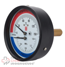 Термоманометр BD ТМТБ 41Т (0-150С) (0-1,6) �Па кл.2,5 G1/2