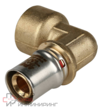 Угольник-пресс с внутренней резьбой, тип SFP-0011, Stout Ду20х3/4