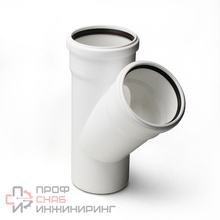 Тройник PRO AQUA Stilte для малошумной канализации 110x110 мм 45 градусов