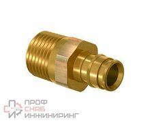 Штуцер USYSTEMS PE-Xa латунный для труб 16-R1/2"НР тип 2 '100Ф