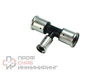Тройник 32-16-32, Henco PK, 10, пресс-пресс, PVDF