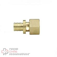 Муфта Varmega Slide-fit переходная переходник с ВН резьбой 20х3/4" латунная аксиальная