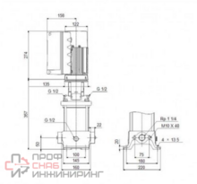 Насос Grundfos CRE5-5 N-A-A-E-HQQE 3x380-500 60HZ