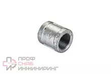 Муфта Fittex PLUS чугун прямая оцинкованная Ду40 (1 1/2") ВР