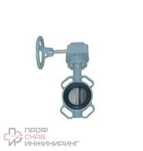 Затвор чугунный поворотный межфланцевый ABRA-BUV-VF863D065G Ру16 с редуктором NBR