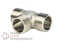 Тройник НН никелированный 3/4X3/4X3/4 Stout