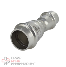 Муфта пресс из нержавеющей стали 22х15 двухраструбная TIM