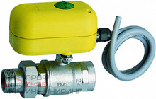 Шаровой кран FAR 2-х ход. зон. с серв. 220 В 1" НР-ВР