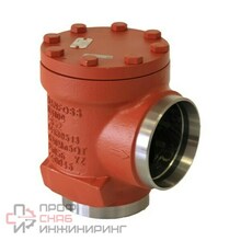 Клапан обратный пружинный CHV-X Ду100 Ру52 нержавеющая сталь под сварку Danfoss 148B5936