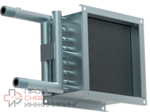 Водяной нагреватель для круглых и квадратных каналов Zilon ZWA 200x200-3