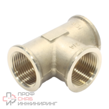 Тройник Sanha 3000 1/2"-1/2"-1/2" резьба-резьба внутренняя бронза