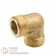 Угольник ELSEN 90°, НН, 1", 1", латунь EBF10.10