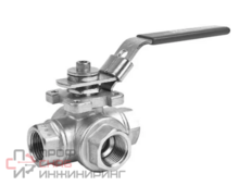 Кран шаровой 1/4" 3WAYL316-PPM008