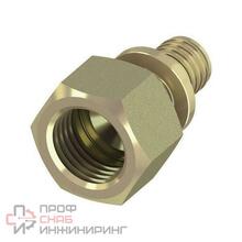 Соединение, TECE, TECEflex, прямое, с внутренней резьбой, 20хRp 3/4", латунь