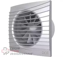 Вентилятор осевой вытяжной ЭРА.SILENT 4C dark gray metal D100