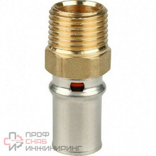 Пресс муфта НР 1/2"х16.