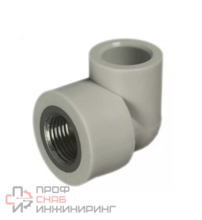 Угольник PP-R серый комбинированный Дн32х1/2" ВР VALFEX 10125232Г