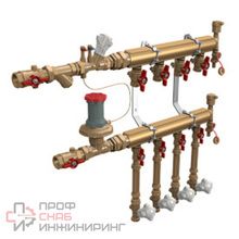 Узел распределительный Giacomini B3 3/4" x 3/4" / 6 коллекторный отопления этажный