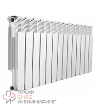 Радиатор алюминиевый МЕТАЛЛСЕРВИС THERMA Q2 500/100 14 секций 1960 Вт