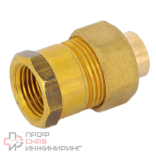 Разъемное соединение с переходом на резьбу, с плоским уплотнением DN15х3/4", модель 94340G